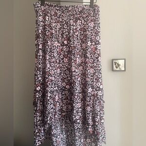 Floral Midi Skirt - Large
